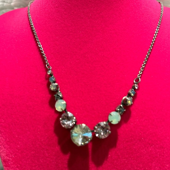 Beautiful Sorrelli Delicate Round Tennis Necklace - Picture 2 of 8